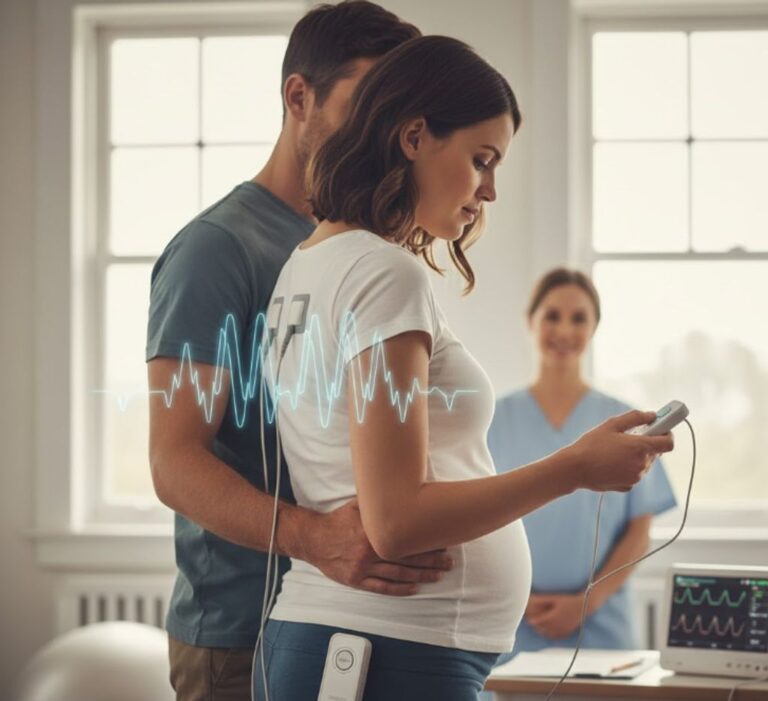 מכשיר טנס ללידה טבעית ומופחתת כאב